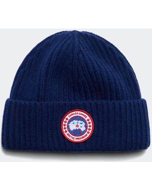 Canada Goose Rippenschal Aus Kaschmirmix - Schwarz