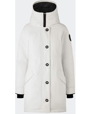 Canada Goose Parka Rossclair Label (Donna, - Bianco
