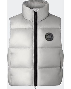 ダウンベスト   Cypress Black Label Light Ozone Blue Vest Canada Goose Cypress Black Label light ozone blue vest