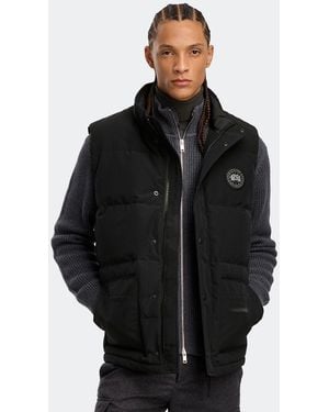 Canada Goose Freestyle Crew Vest Label - Black