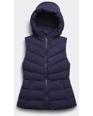 Canada Goose Clair Vest Tonal Label - Blue