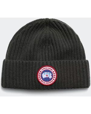 Canada Goose Cashmere Blend Rib Toque - Black