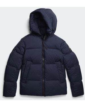Canada Goose Crofton Puffer Enduraluxe Label - Blue
