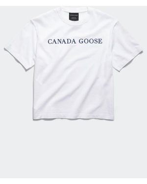 Canada Goose Roam Embroidered T-Shirt - White