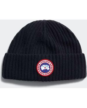 Canada Goose Rippenmütze Aus Kaschmirmix - Blau