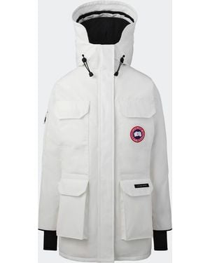 Canada Goose Women Expedition Parka Fusion Fit Heritage - White