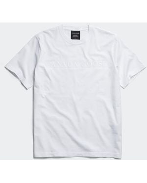 Canada Goose Vantage Embroidered T-Shirt - White