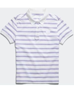 Canada Goose Almira Striped Polo - Blue