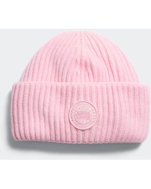 Canada Goose Toque Dop. Risv. Mix Cash. - Rosa