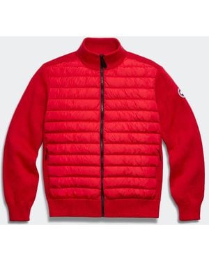 Canada Goose Hybridge Knit Jacket - Red