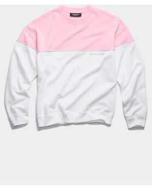 Canada Goose Dawn Color Block Relaxed Crew - Pink