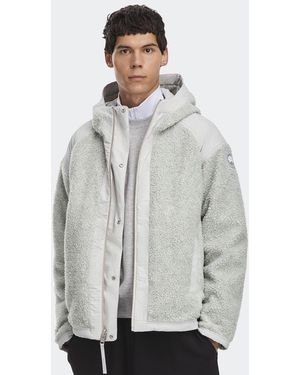 Canada Goose Hudson Fleece Bomber Label in Gray for Men Lyst