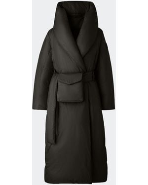 Canada Goose Elie Blanket Coat - Black