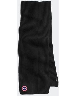Canada Goose Sciarpa Costine Mix Cashmere - Nero