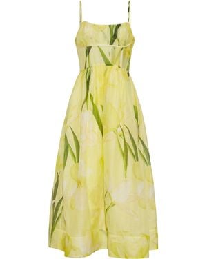 Cara Cara Alba Midi Dress - Yellow