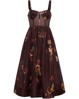 Cara Cara New York Pheobe Midi Dress - Purple