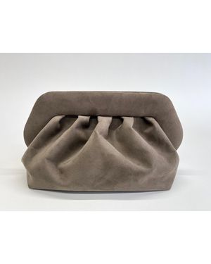 THEMOIRÈ Borsa "Bios Suede" Tortora - Neutro