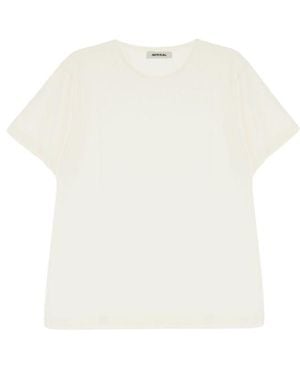 Imperial Maglietta Girocollo A Maniche Corte - Bianco