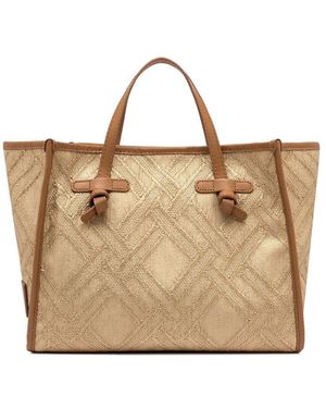 MARCELLA CLUB Borsa Shopping "Capri" Medium - Neutro