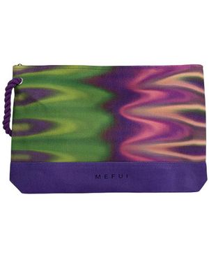ME FUI Pochette Big Con Stampa Fantasia - Grigio