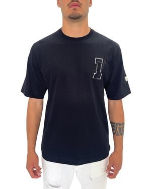 Imperial T-Shirt Nera - Blu