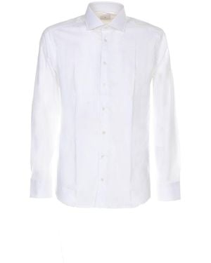 BASTONCINO Camicia "Simo" Bianca - Bianco