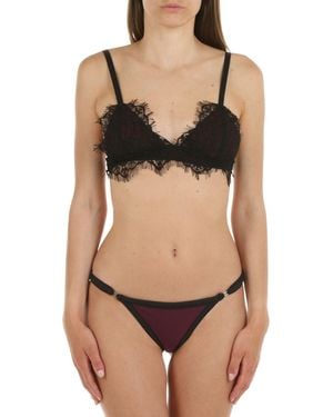 FK Bikini Triangolo E Slip Brasiliano - Nero