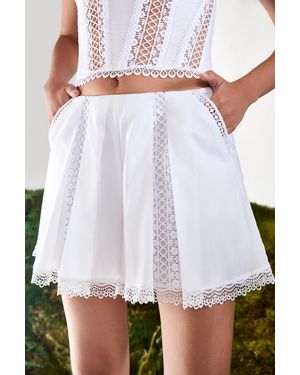 Charo Ruiz Shorts "Orchie" - Bianco