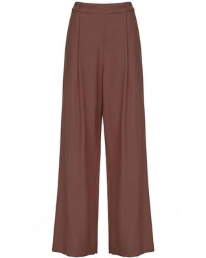 Soallure Pantalone - Marrone