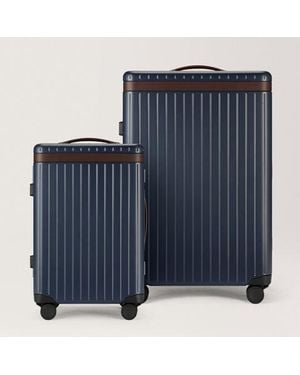 Carl Friedrik Check-In And Carry-On Luggage Set - Blue