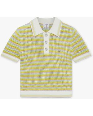 Casablanca Paris Polo Rayé Bourgeois - Multicolour