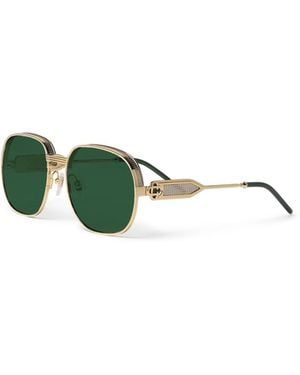 Casablanca Paris Square Metal Sunglasses By - Green