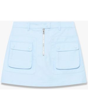 Casablanca Paris Pocket Mini Skirt - Blue