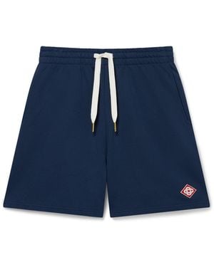 Casablanca Paris Short De Survêtement À Logo Losange - Blue