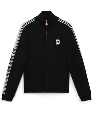 Casablanca Paris Veste De Survêtement En Maille Mérinos - Black