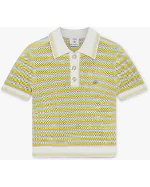 Casablanca Paris Polo Rayé Bourgeois - Multicolour