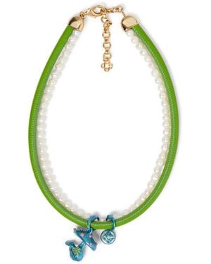 Casablanca Paris Mini Mushroom Necklace By - Green