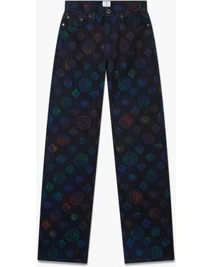 Casablanca Paris Heatmap Denim Jeans, Size By - Blue