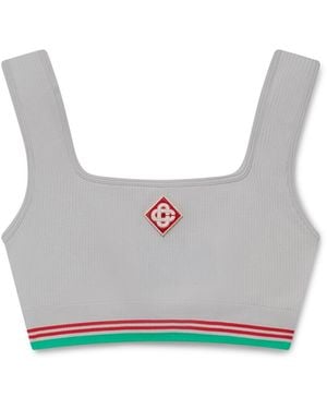 Casablanca Paris Seamless Bralette By - White
