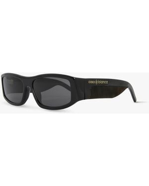 Casablanca Paris Streamline Sunglasses By - Black