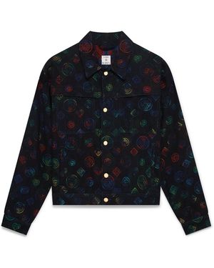 Casablanca Paris Veste En Jean Heatmap - Blue