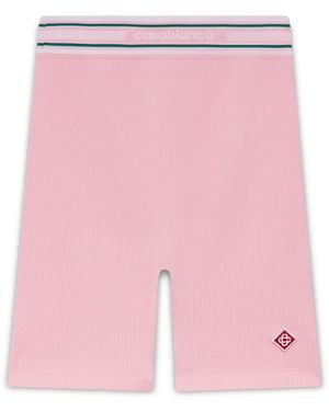 Casablanca Paris Seamless Shorts, By - Pink