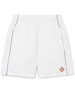 Casablanca Paris Short Coupe-Vent Midnight Acropolis - White