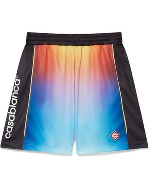 Casablanca Paris Short De Football Dégradé - Blue