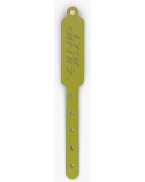 Casablanca Paris Leather Wristband By - Green