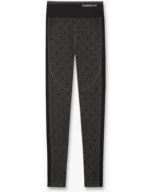 Casablanca Paris Seamless Monogram Leggings, By - Black