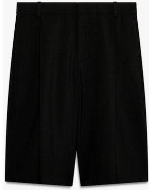 Casablanca Paris Pleated Baggy Shorts, By - Black