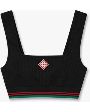 Casablanca Paris Seamless Bralette By - Black