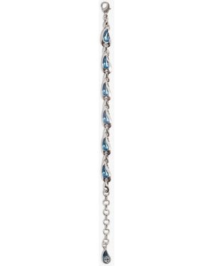 Casablanca Paris Water Drop Brass Bracelet By - White