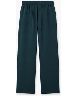 Casablanca Paris Dark Monogram Trousers, By - Blue